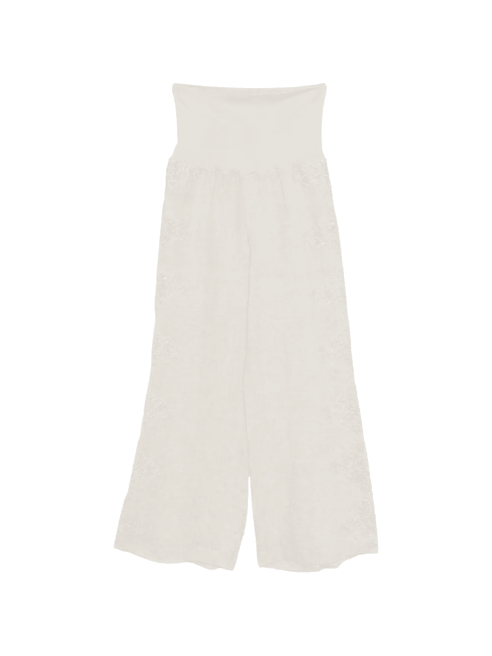 lace-detail trousers - Image 1