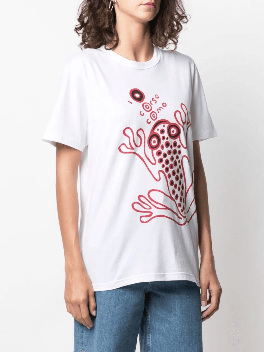 frog-print logo T-shirt — Image 4