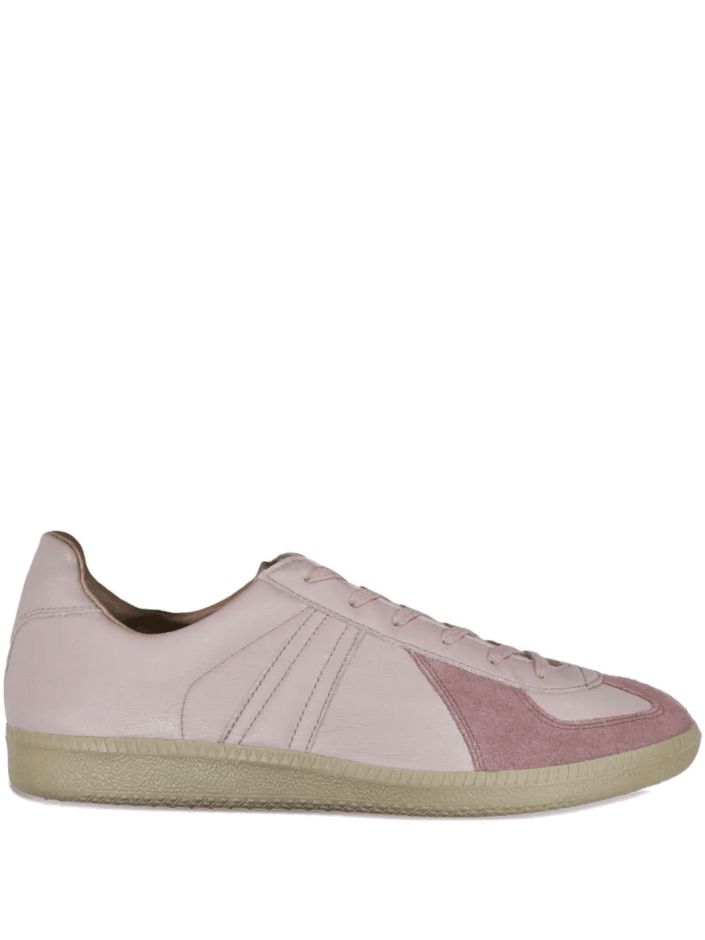 German Military suede panelled low-top sneakers - Image 1
