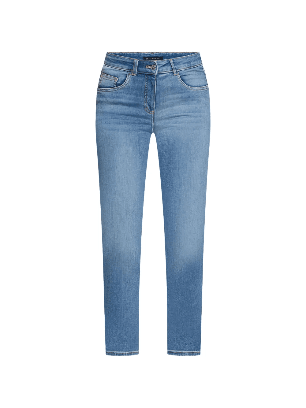 patch-pockets jeans - Image 1