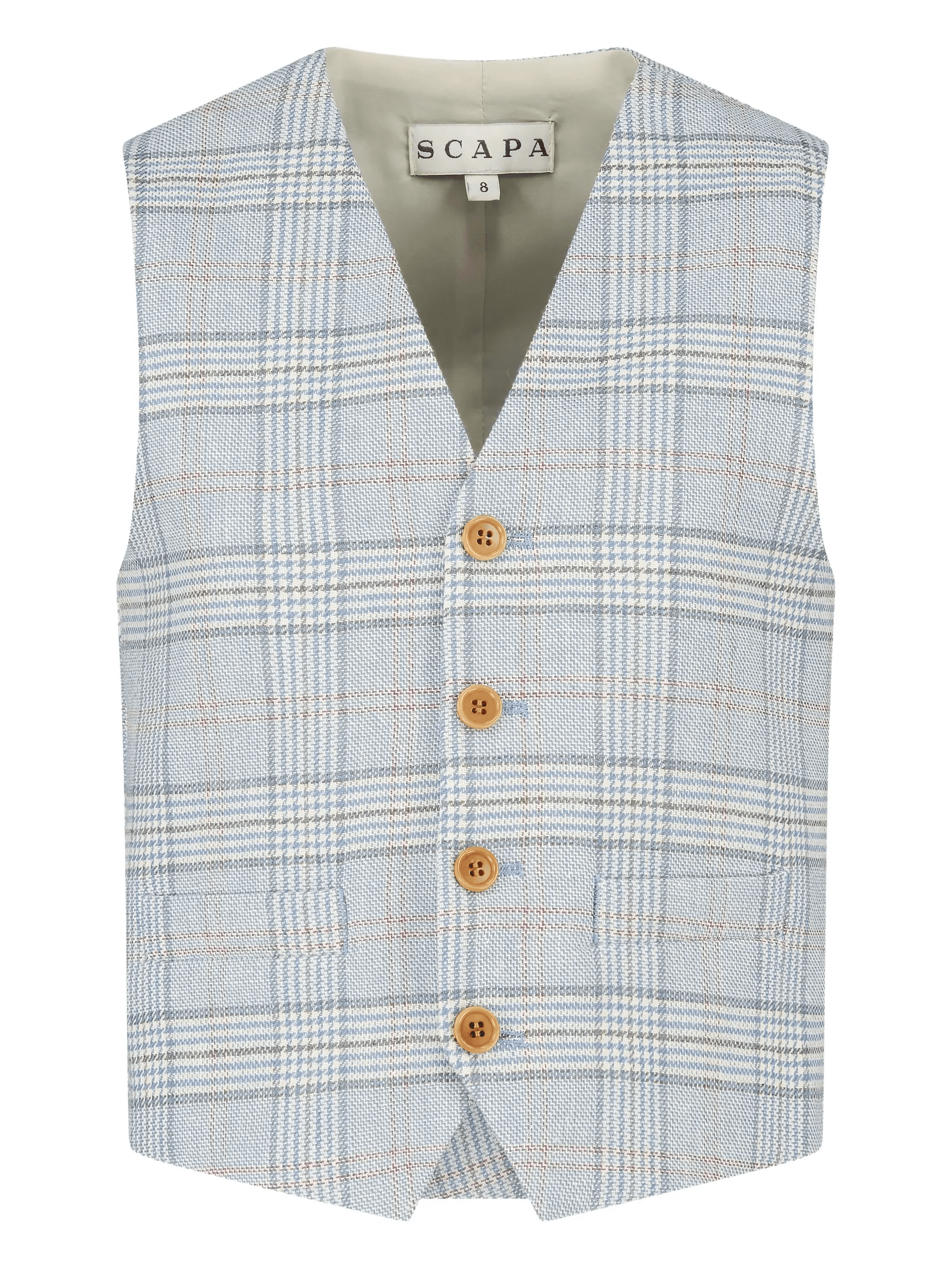 checked waistcoat - Image 1