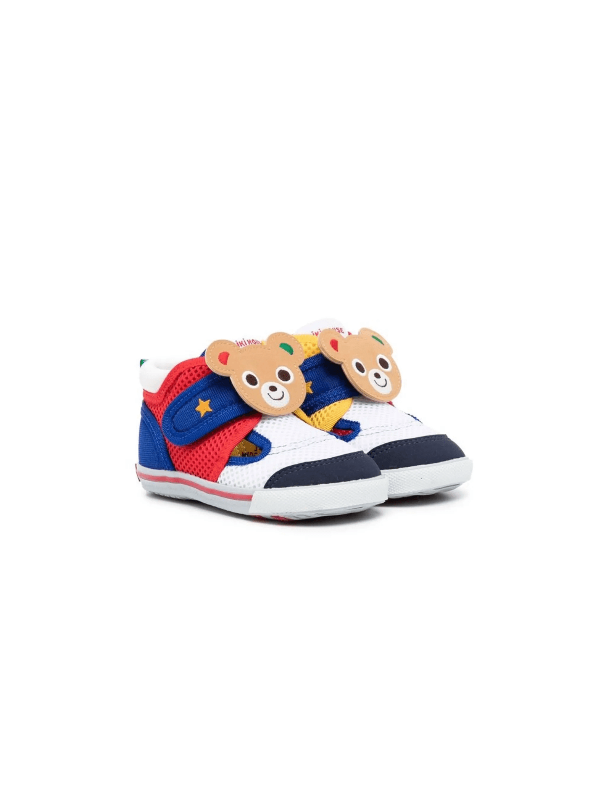 Teddy embellished touch-strap sneakers - Image 1