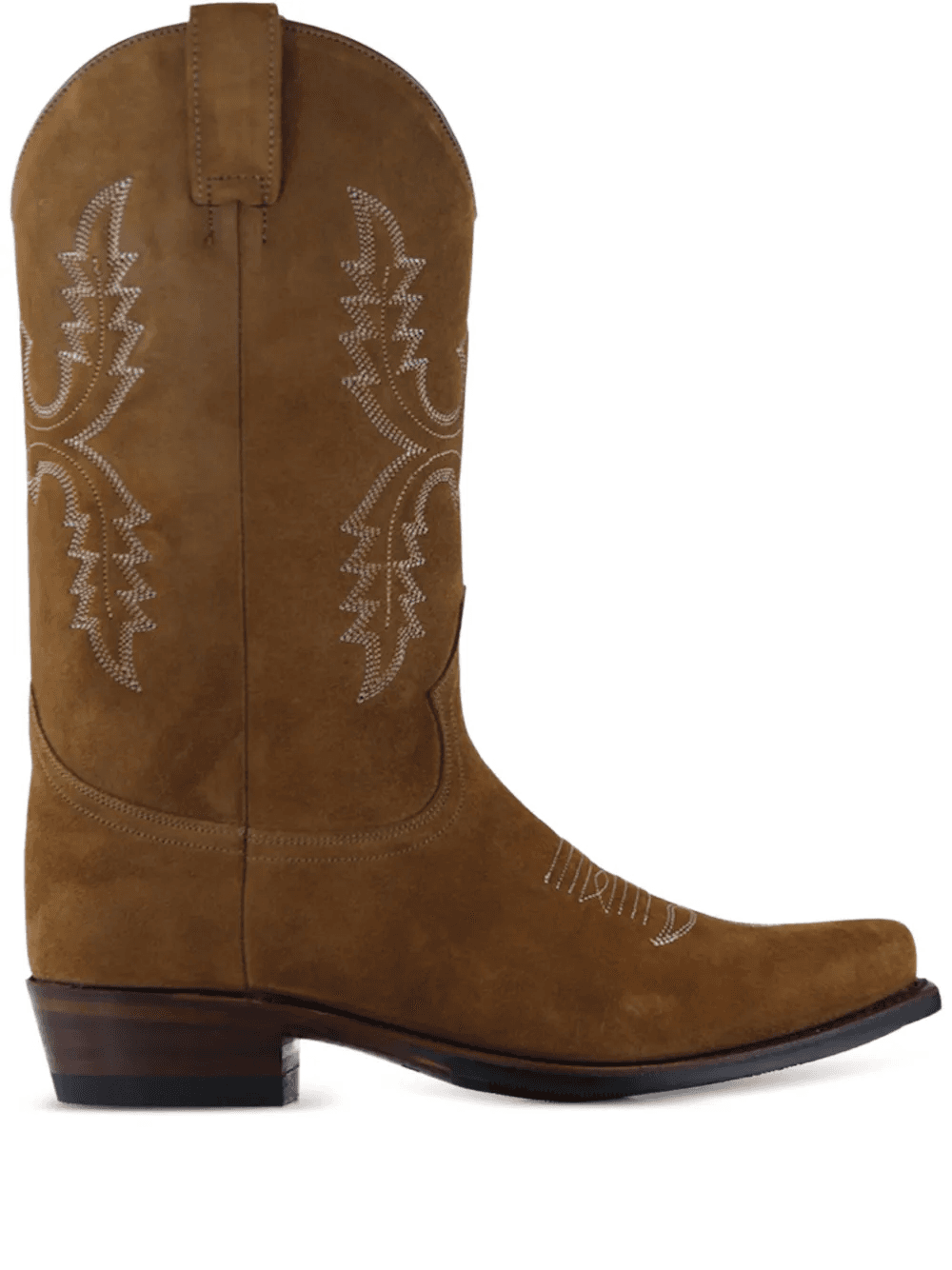 Diego embroidered suede cowboy boots - Image 1