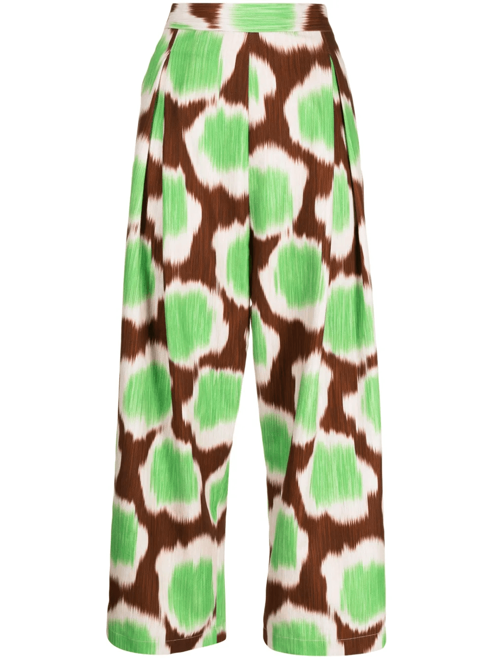 straight-leg graphic-print trousers - Image 1
