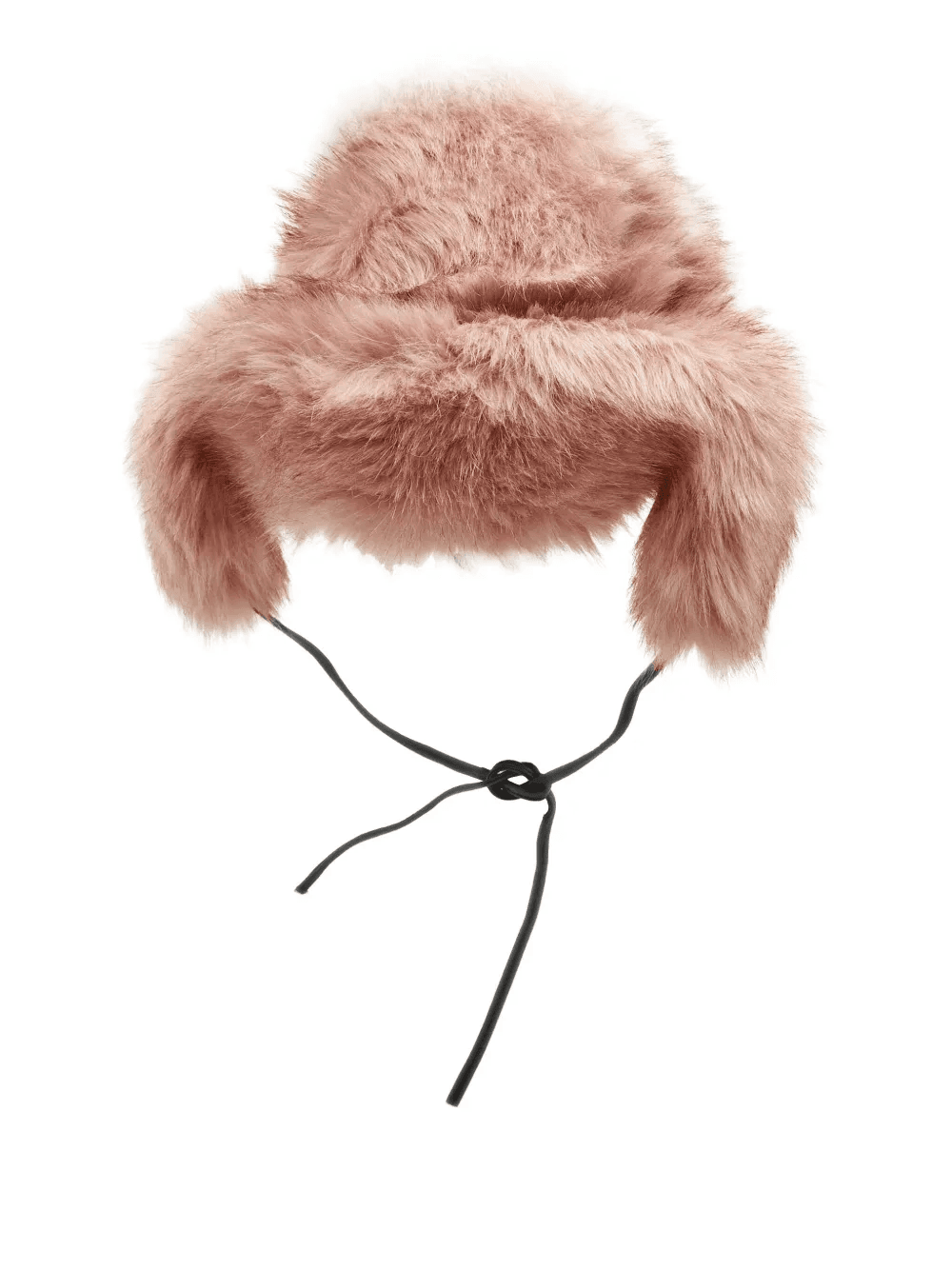 plush earflaps hat - Image 1