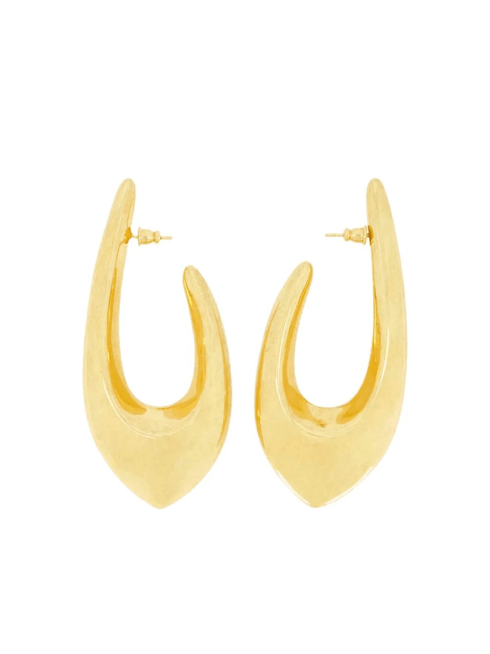oval drop earrings - Image 1