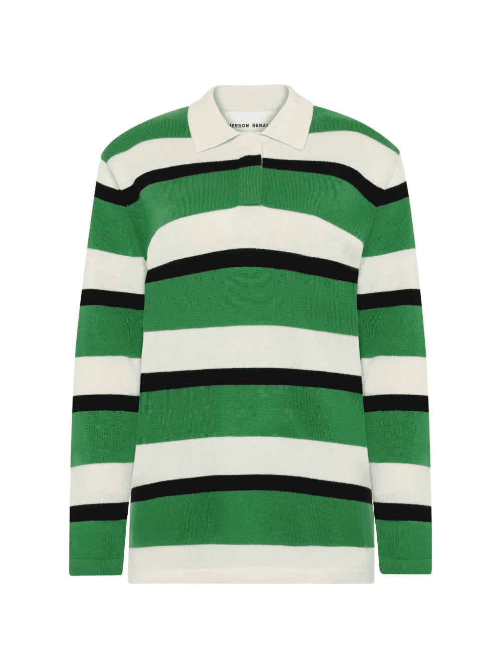 striped polo top - Image 1