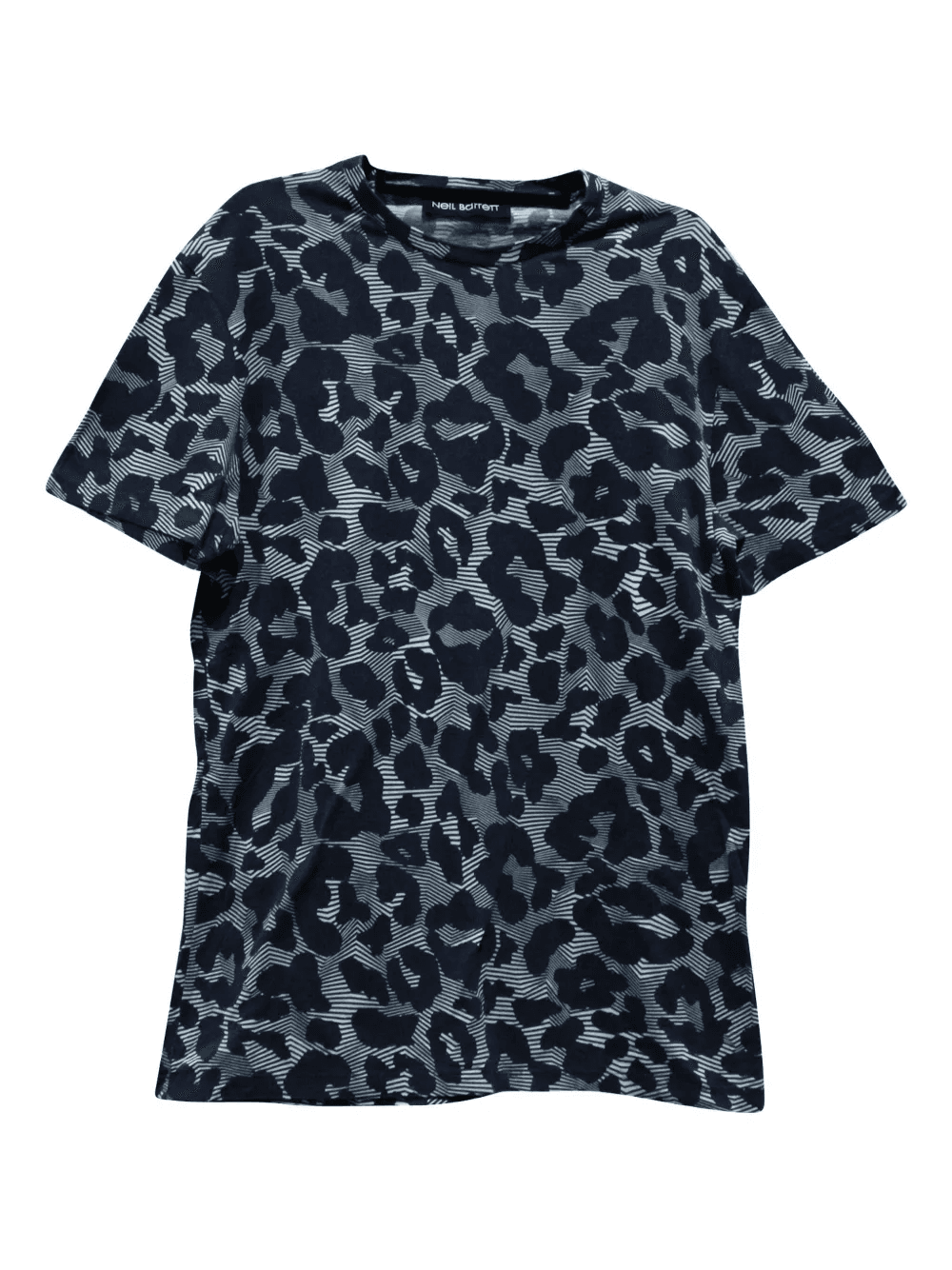 leopard-print short-sleeve T-shirt - Image 1