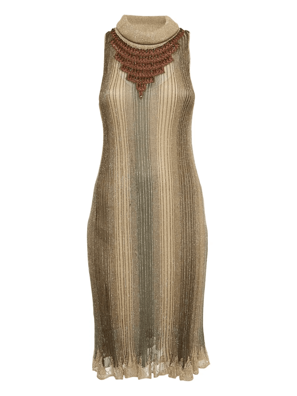 knitted embellished midi dress - Image 1