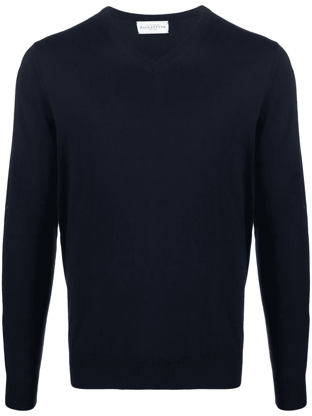 round-neck cotton cardigan - Image 1