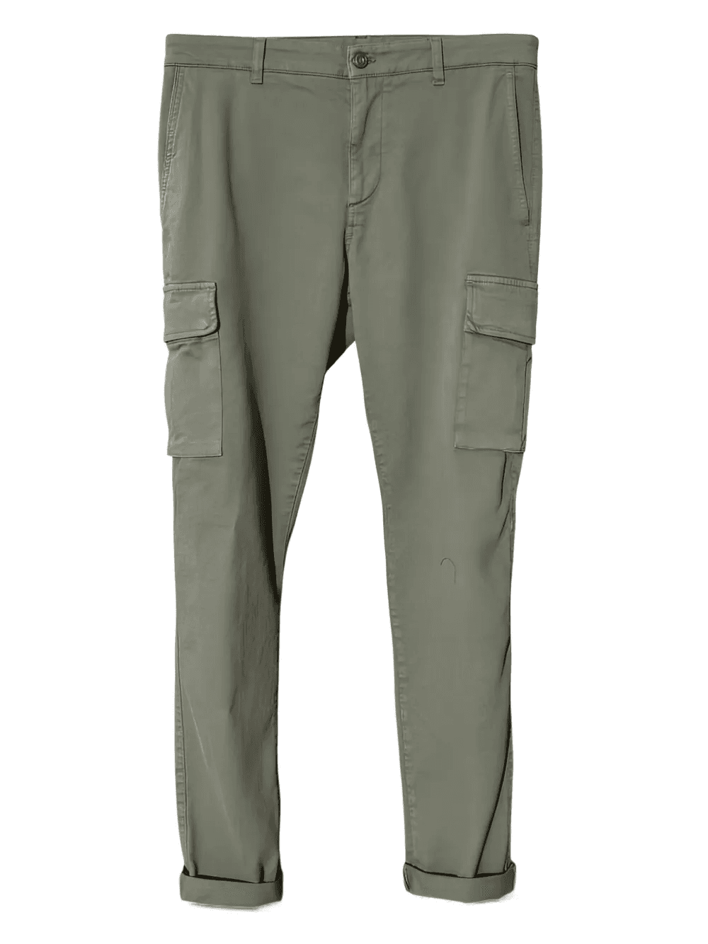 button-fastening cargo pants - Image 1