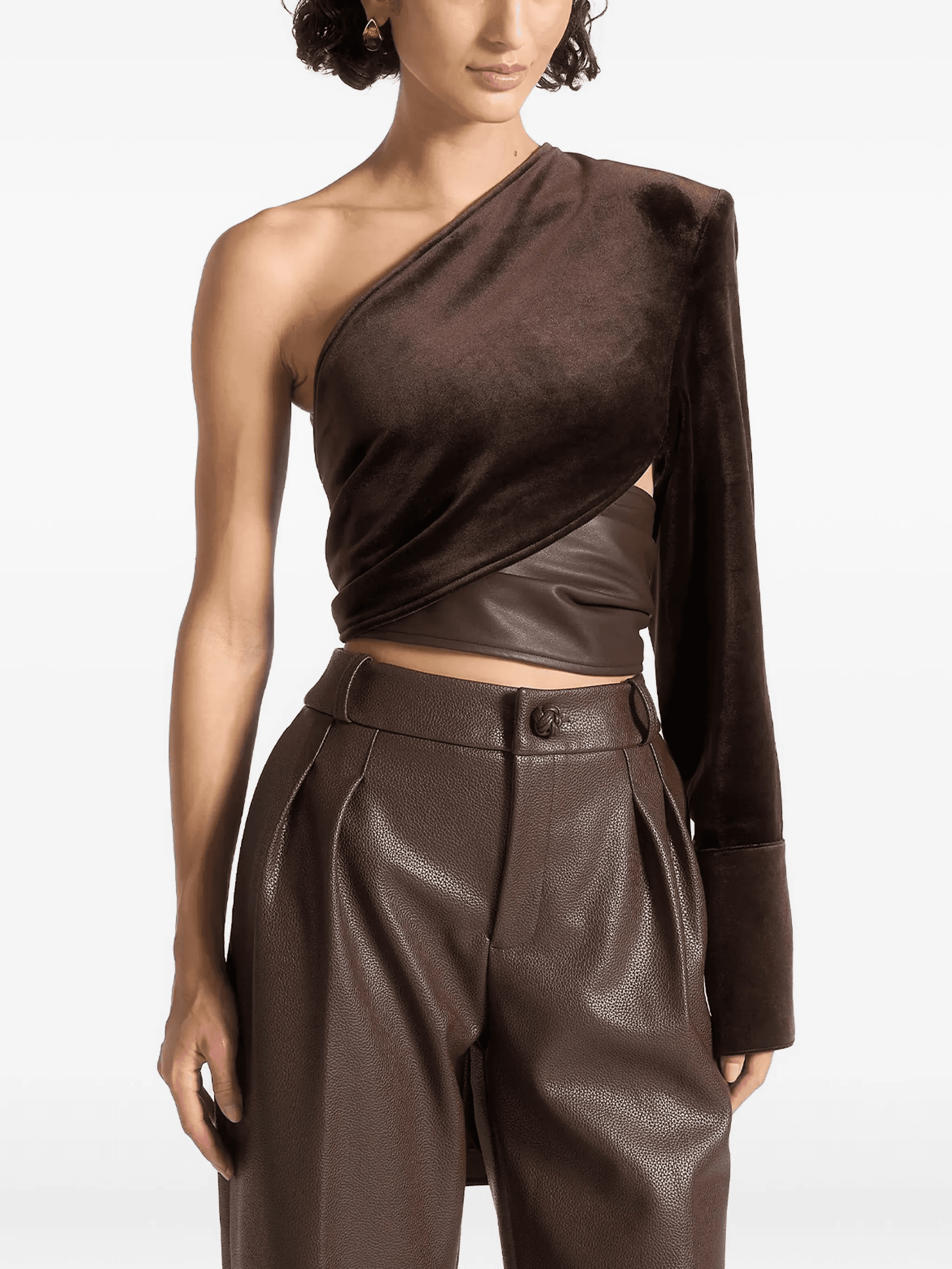 Coralie one-sleeve top - Image 1