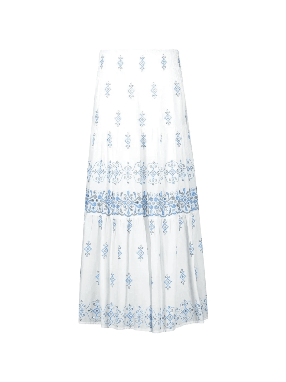 Sorbetto embroidered midi skirt - Image 1