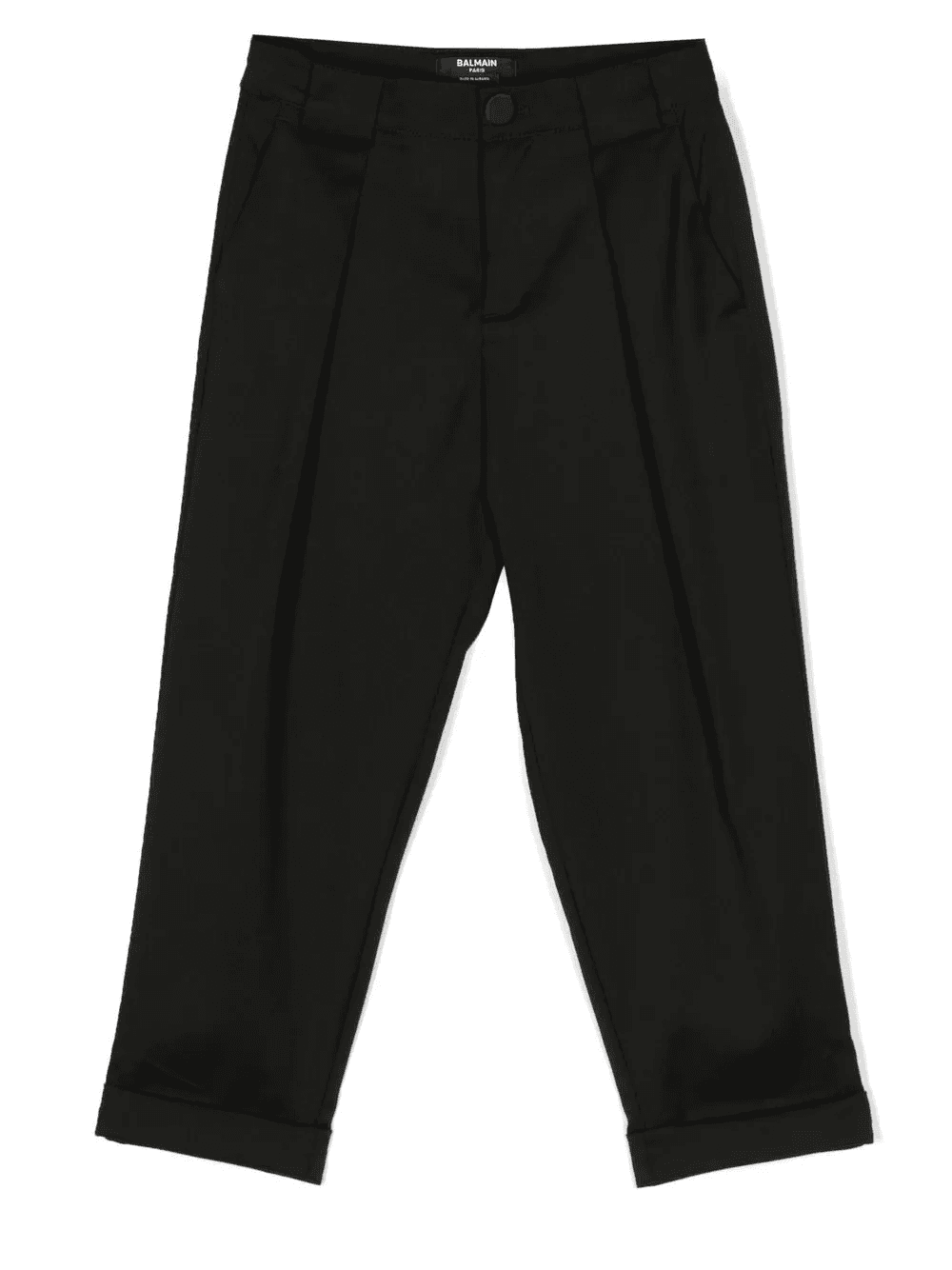 logo-patch straight-leg trousers - Image 1