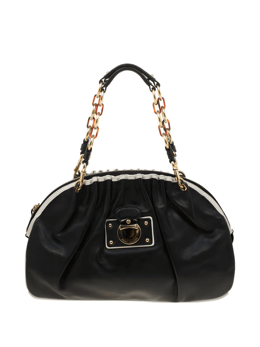 Capra leather chain satchel bag - Image 1
