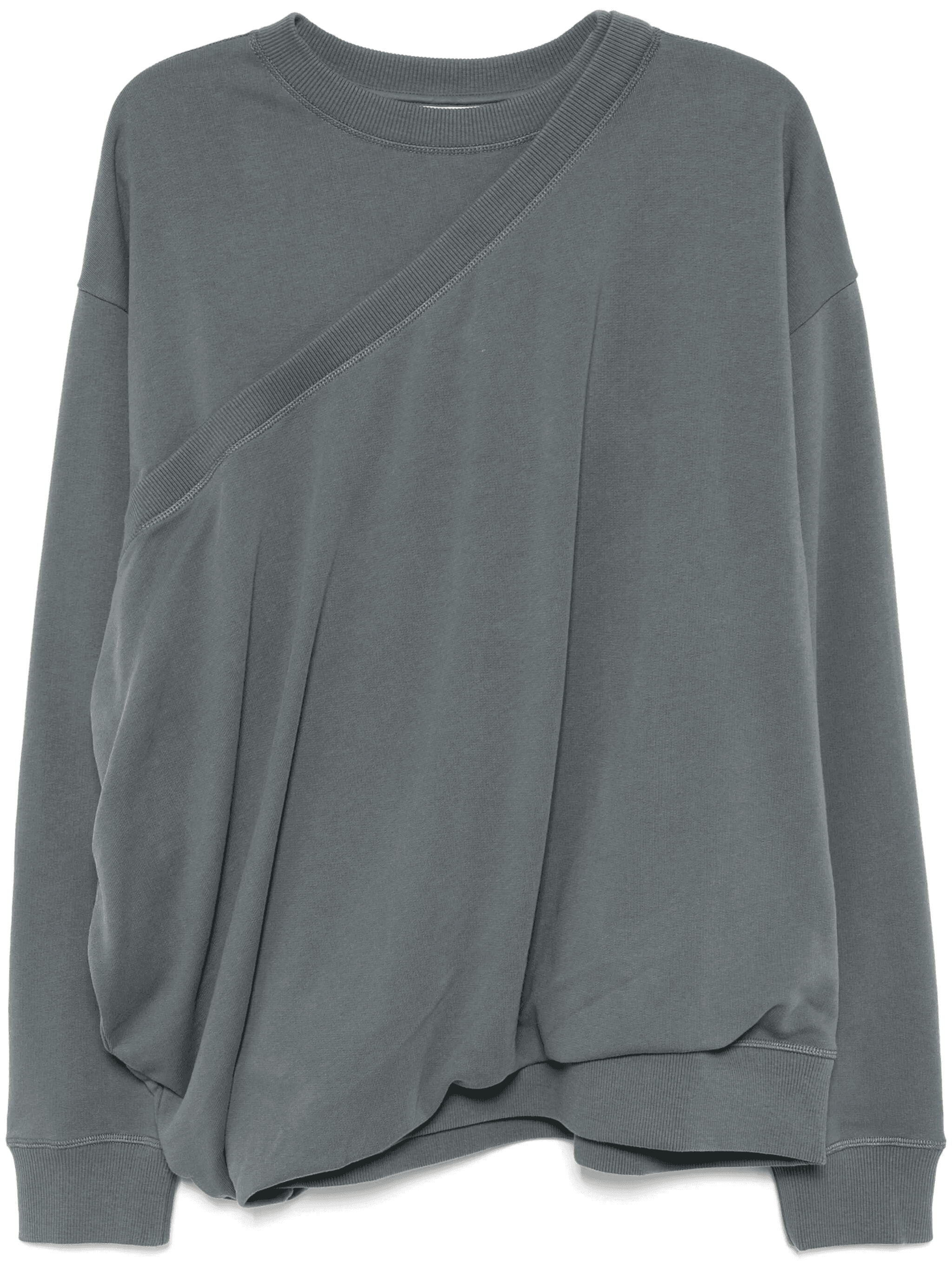 draped sweatshirt - Image 1