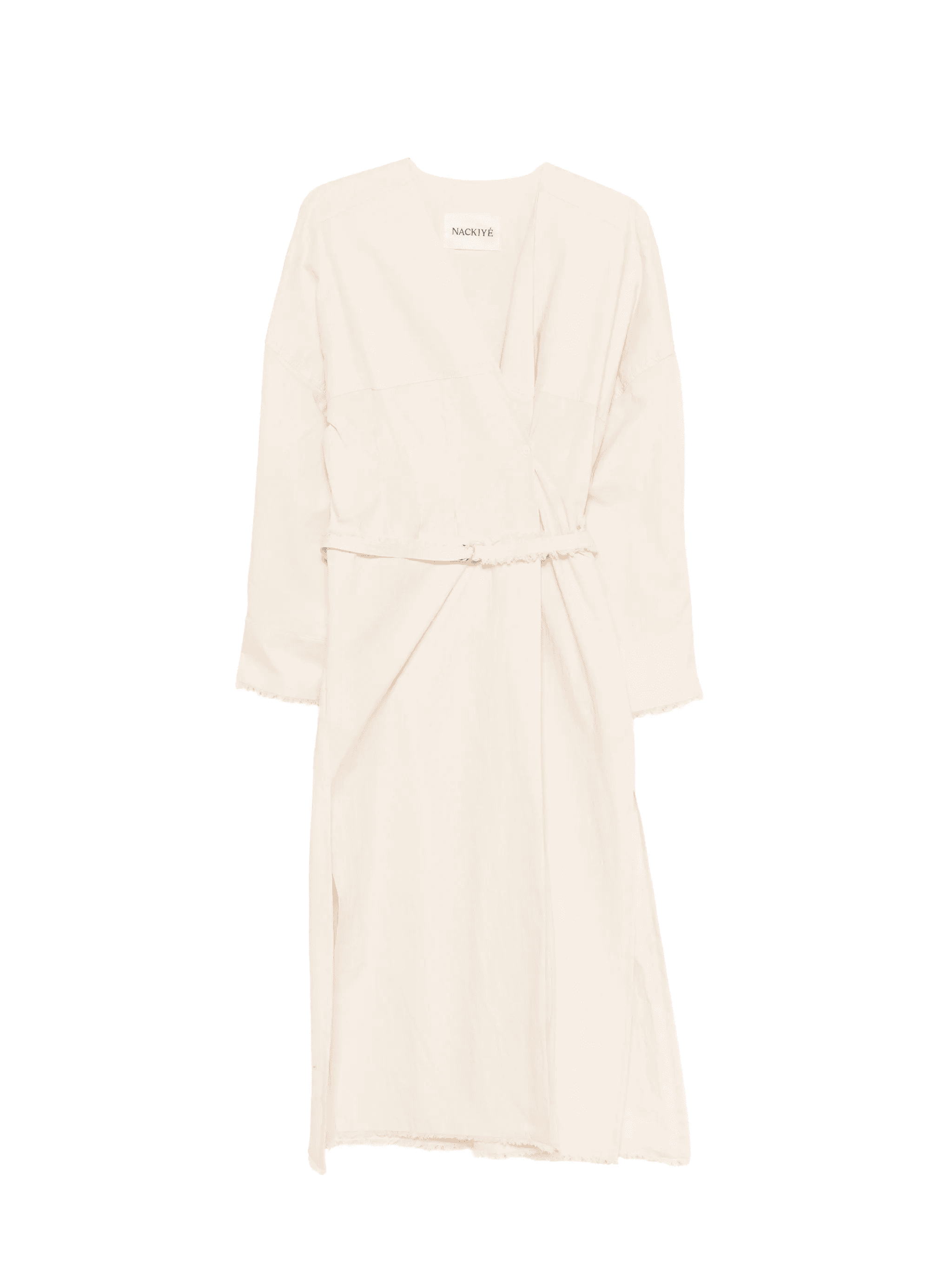 Kyoto frayed wrap dress - Image 1