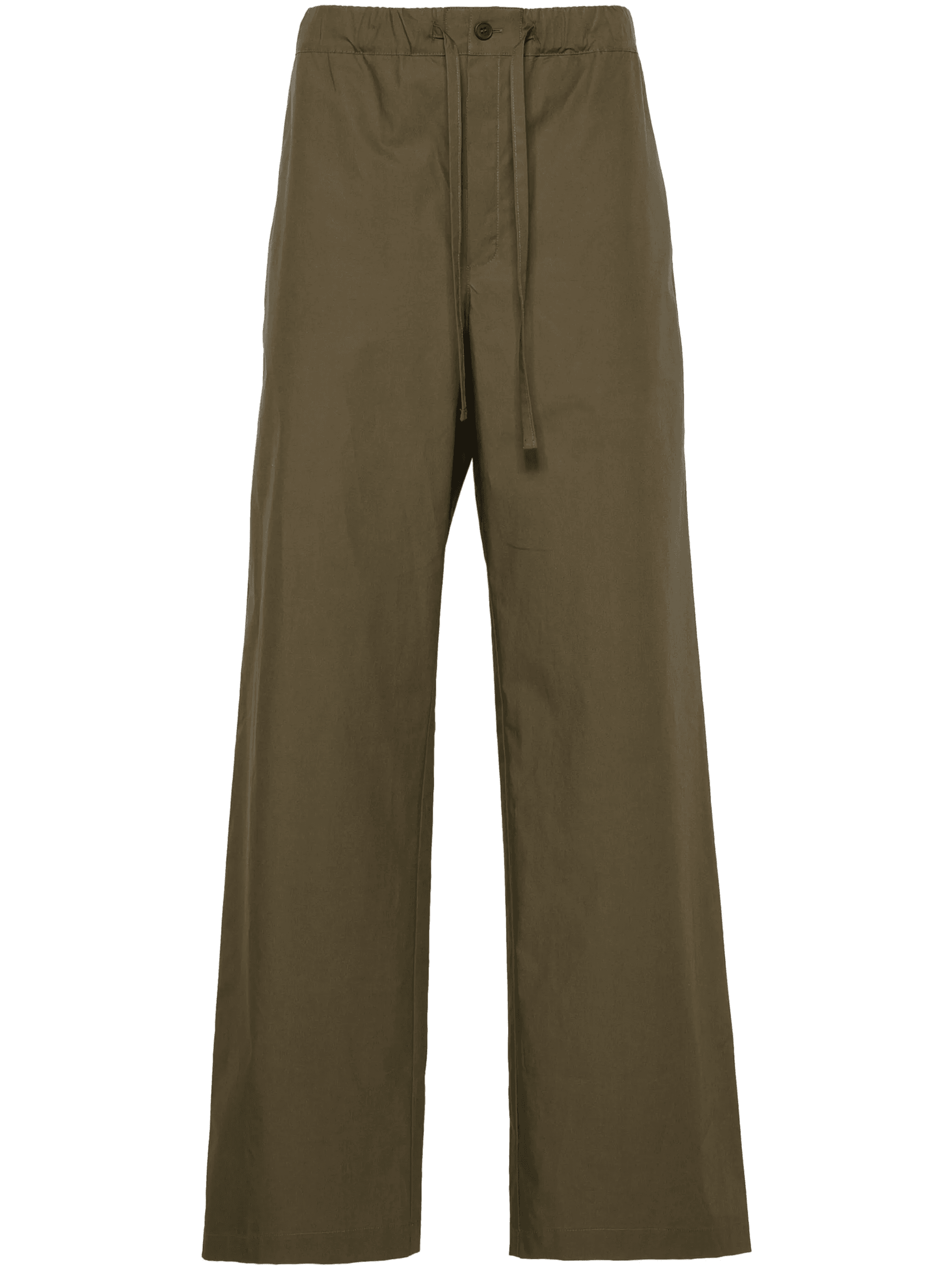 poplin straight-leg trousers - Image 1