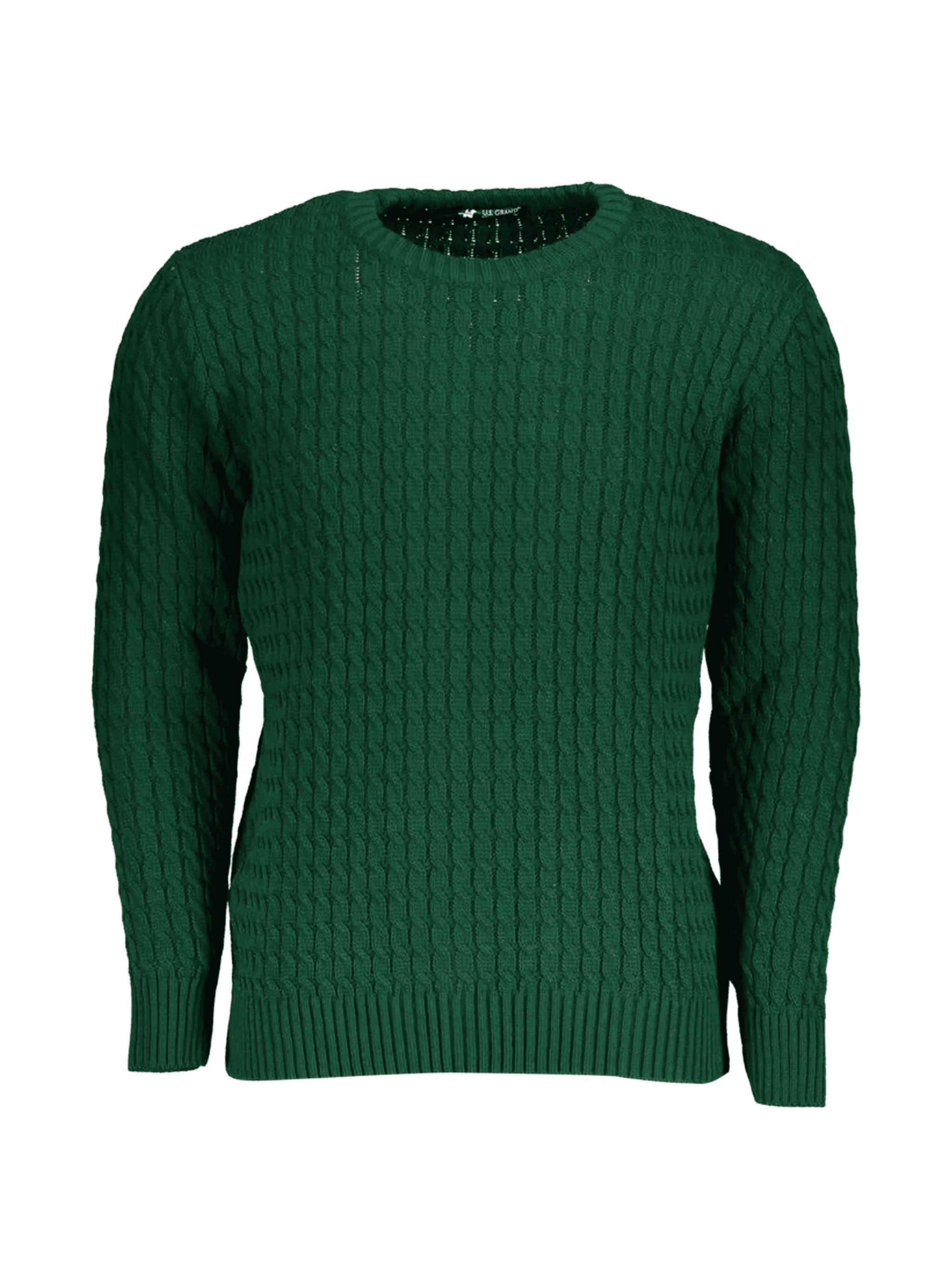 cable-knit elbow-patch sweater - Image 1