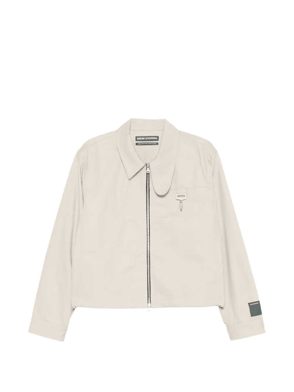 herringbone zip-up jacket - Image 1