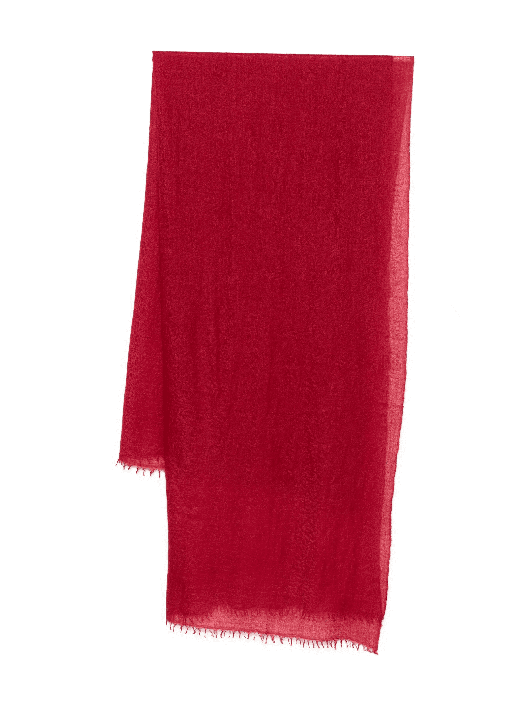 frayed-edge cashmere scarf - Image 1