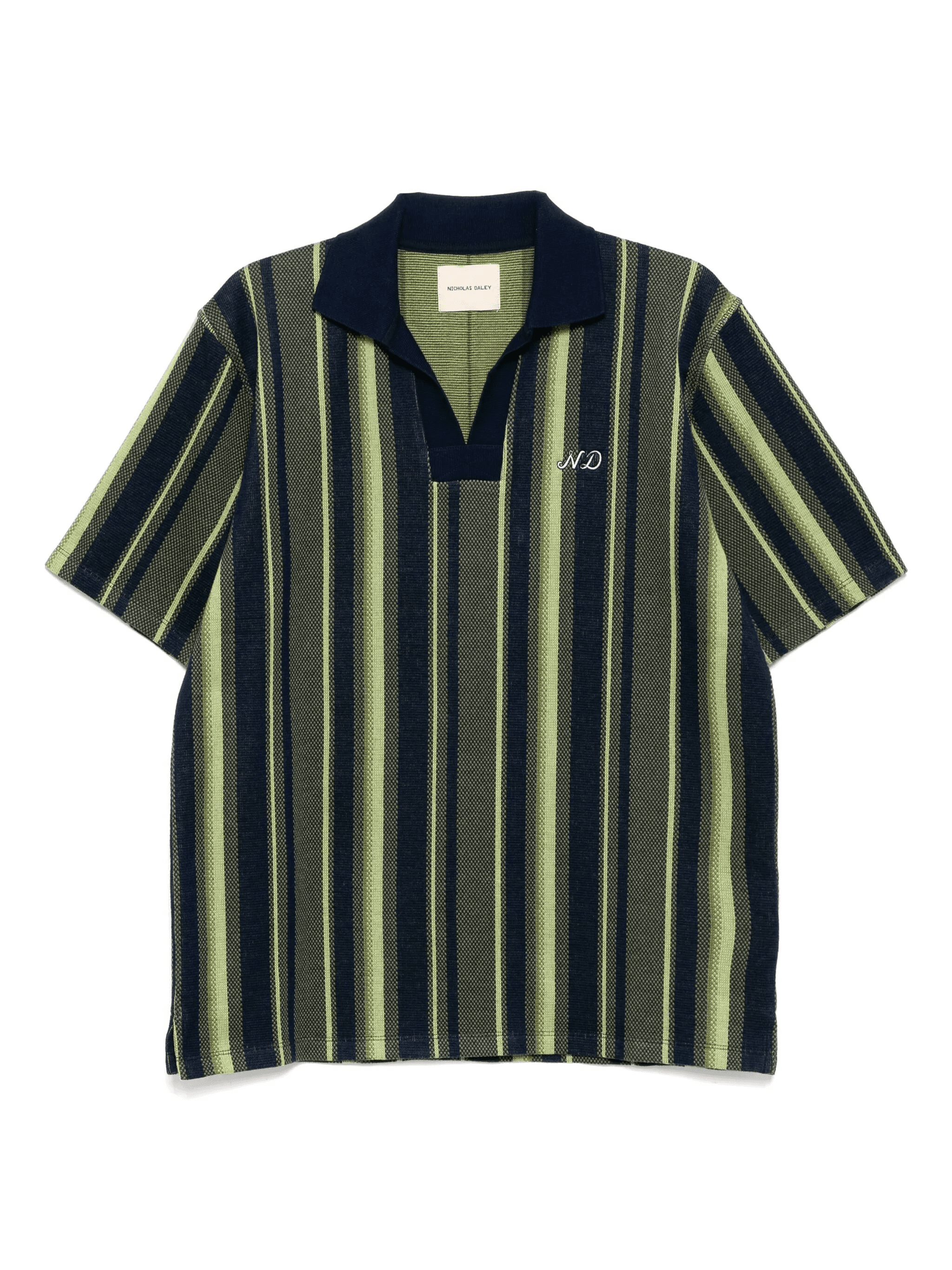 rugby striped polo shirt - Image 1