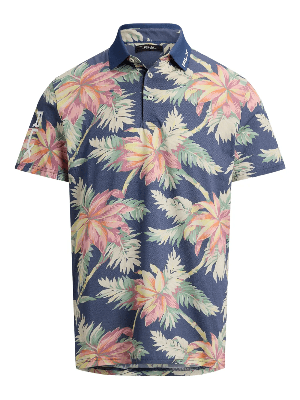 floral-print polo shirt - Image 1