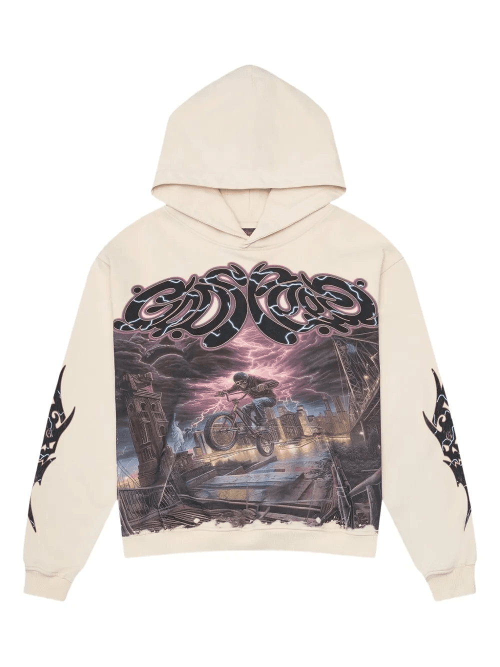 B.M.X. graphic-print hoodie - Image 1