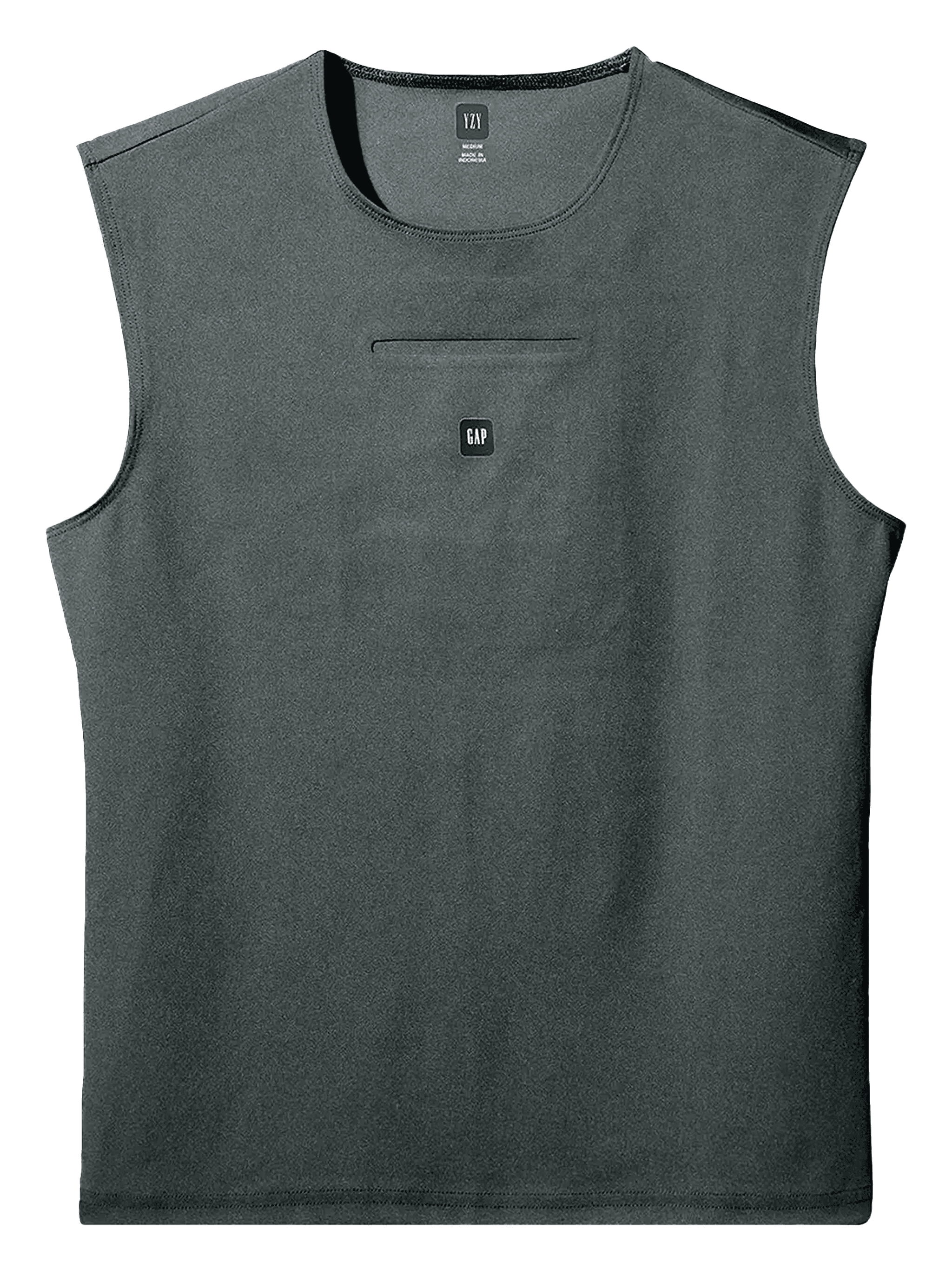 sleeveless second-skin top - Image 1