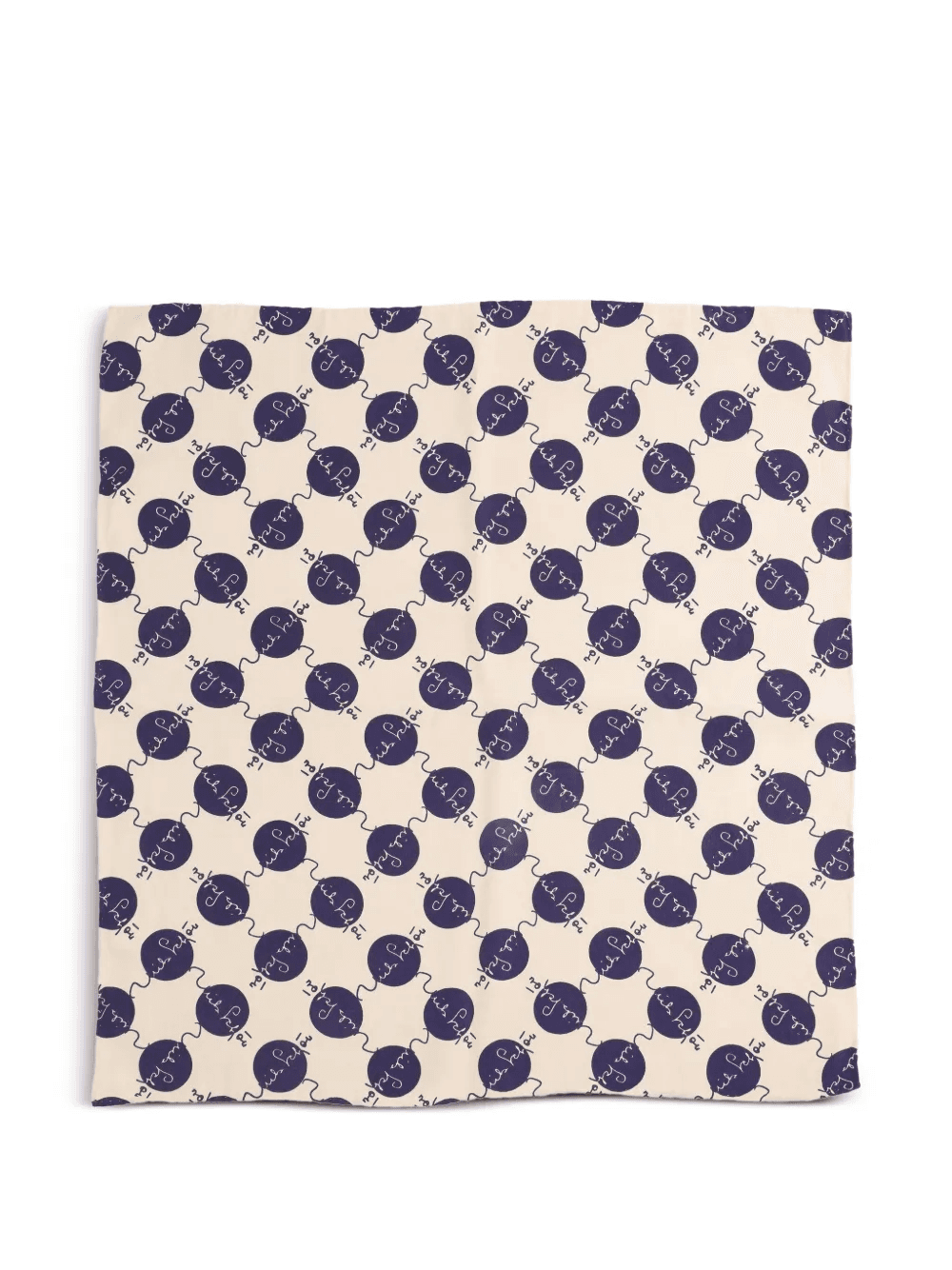 Pre-owned polka-dot pocket handkerchief - Image 1