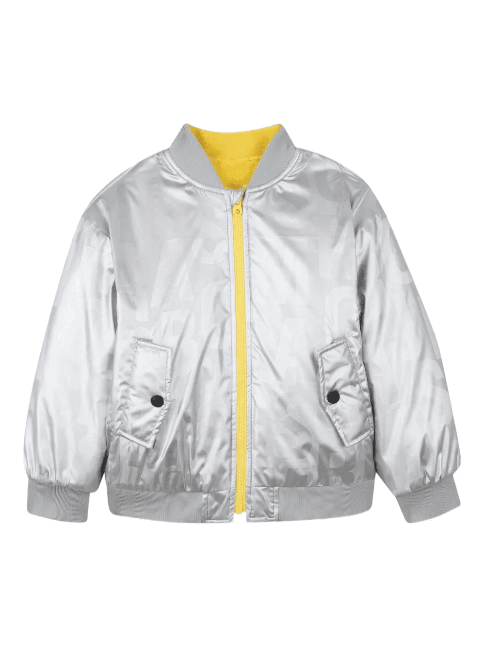 metallic bomber jacket - Image 1