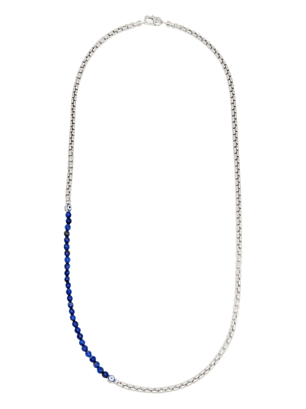 bead-embellished two-tone necklace - Image 1