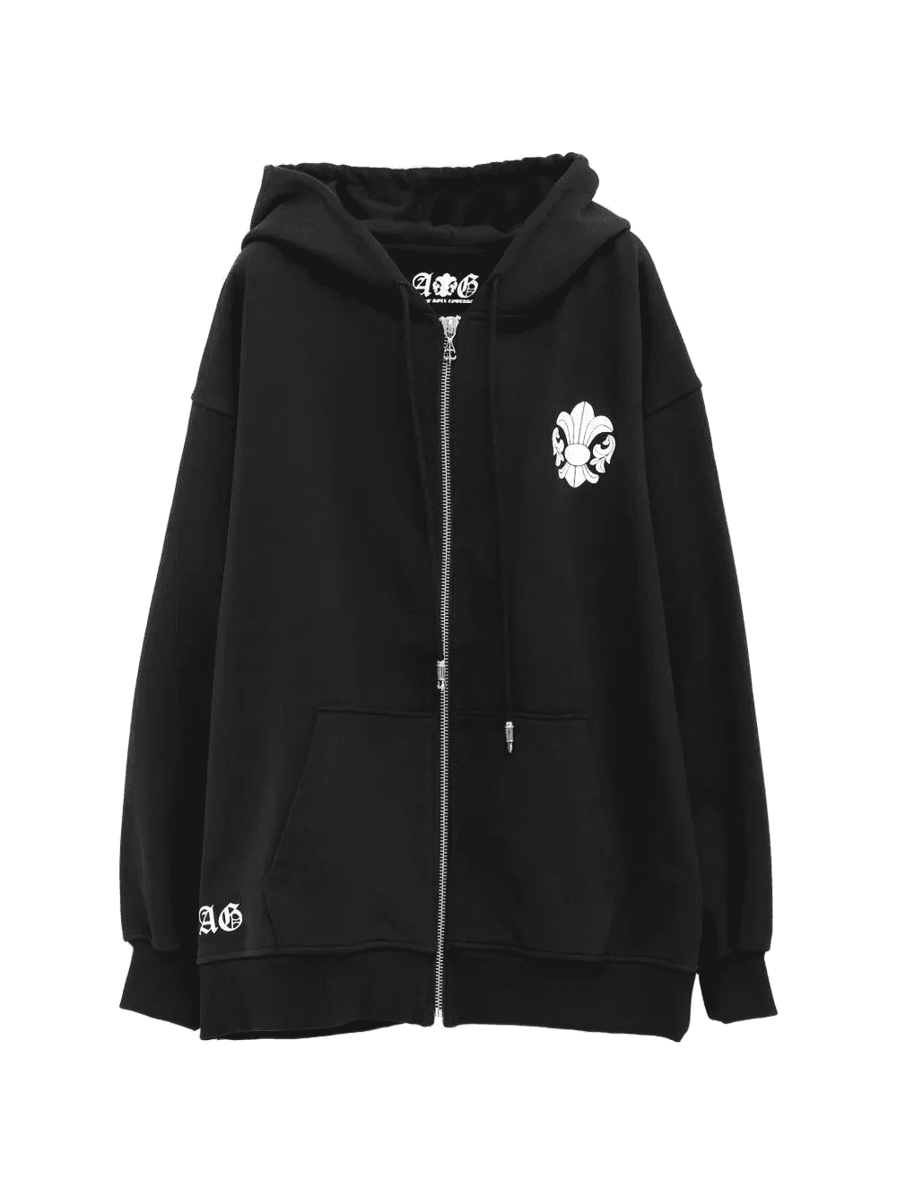 zip-up hoodie - Image 1