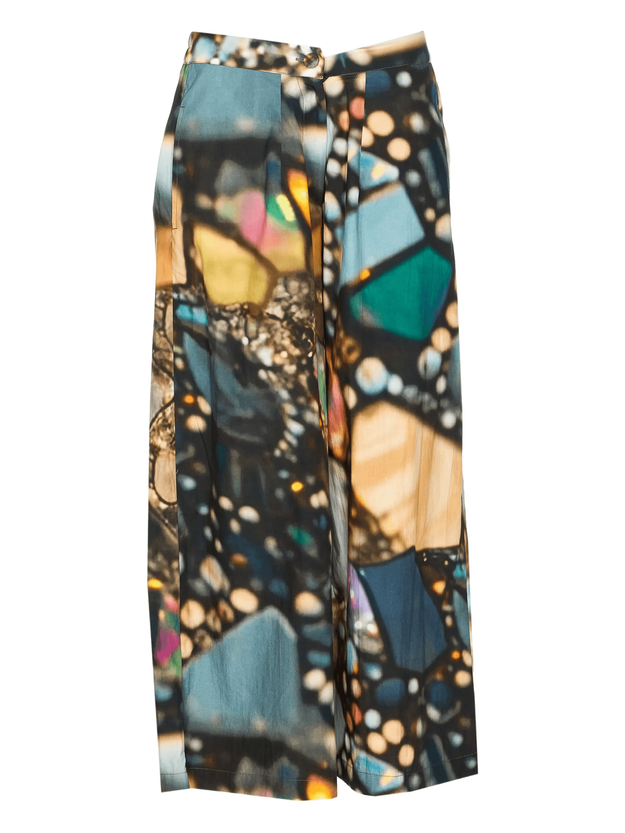 abstract-print trousers - Image 1