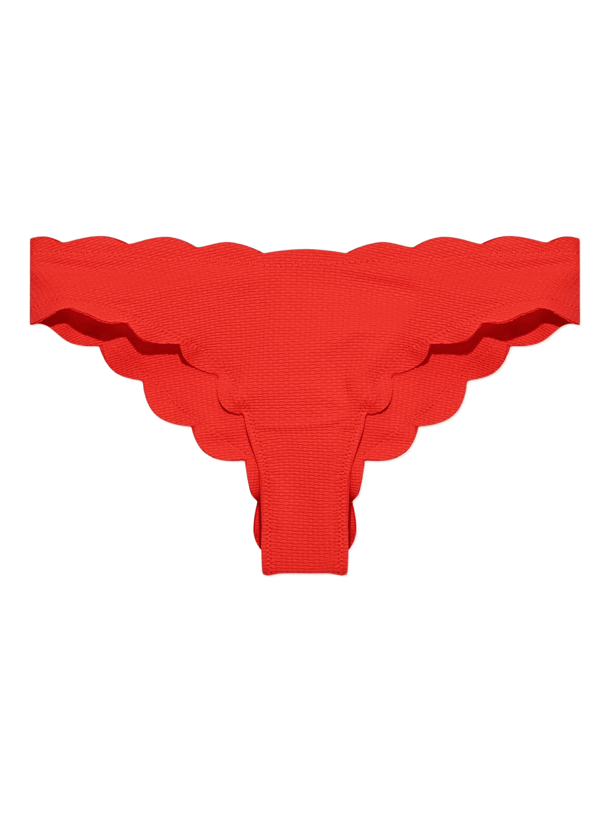scalloped-edge bikini bottom - Image 1