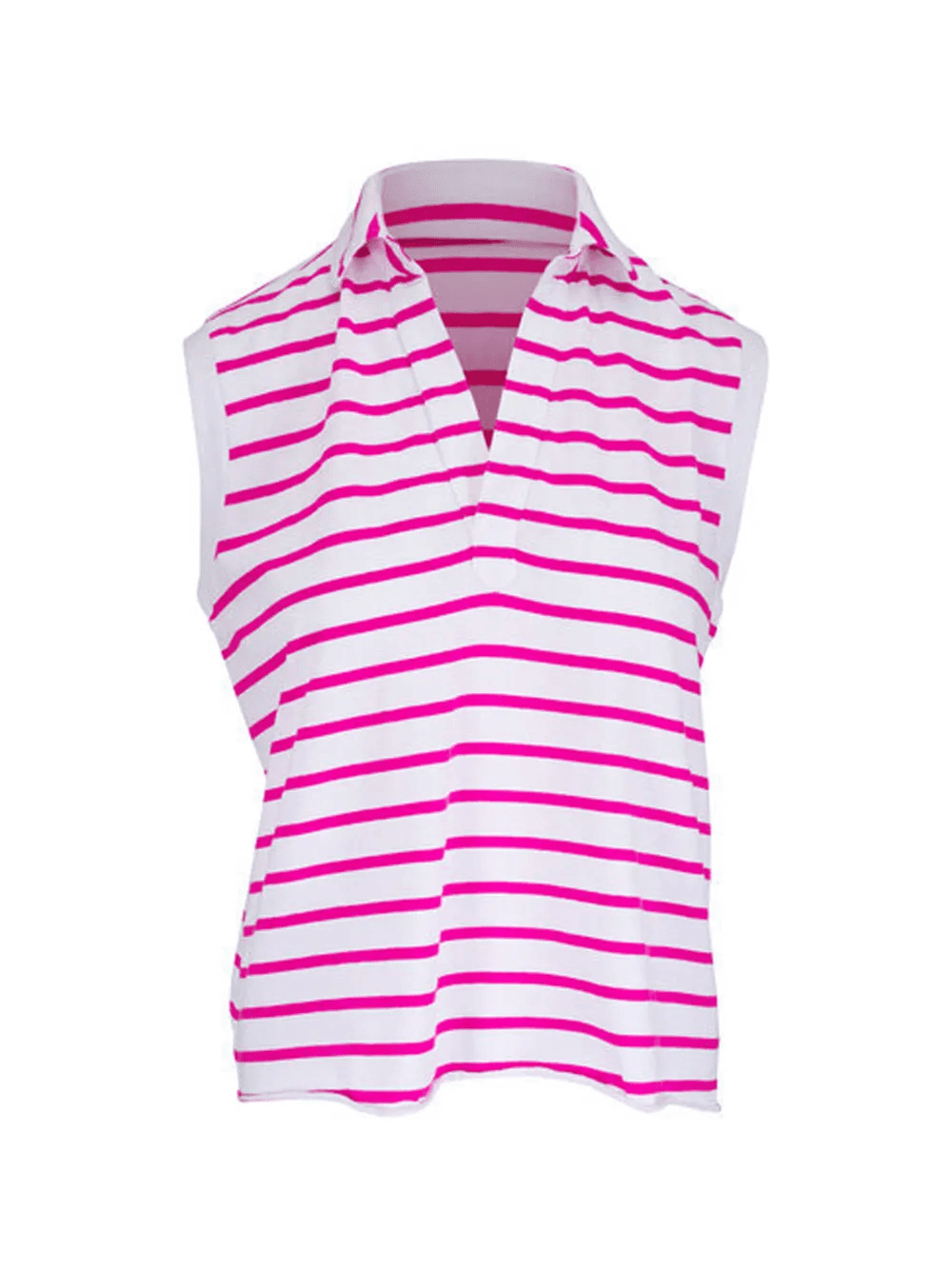 Olivia striped polo top - Image 1