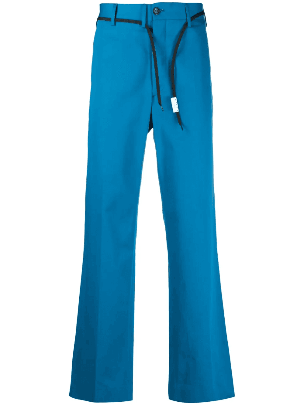 belted straight-leg trousers - Image 1
