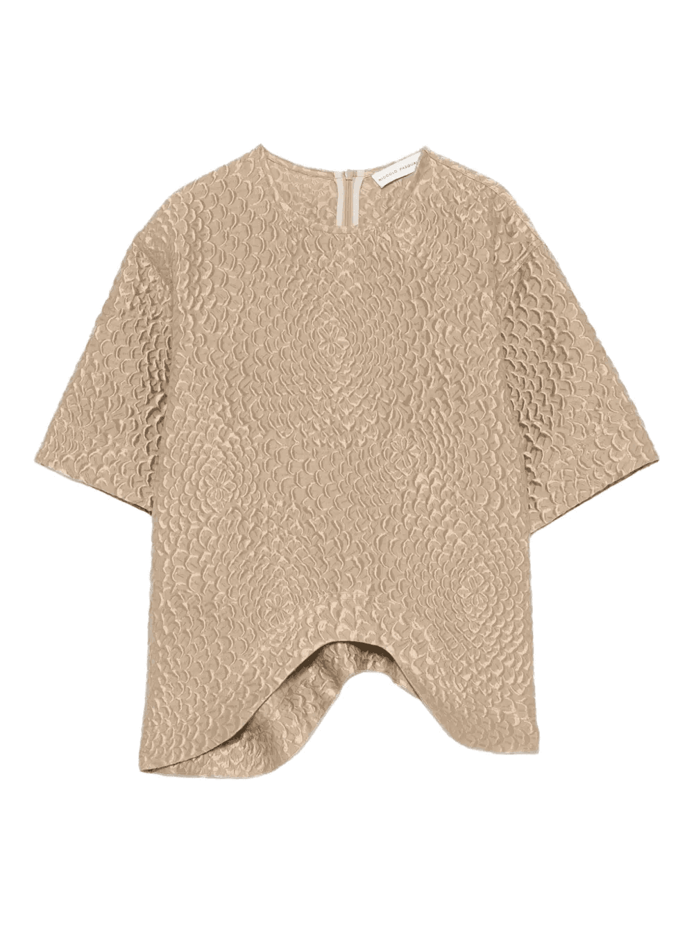 Onda textured short-sleeve top - Image 1