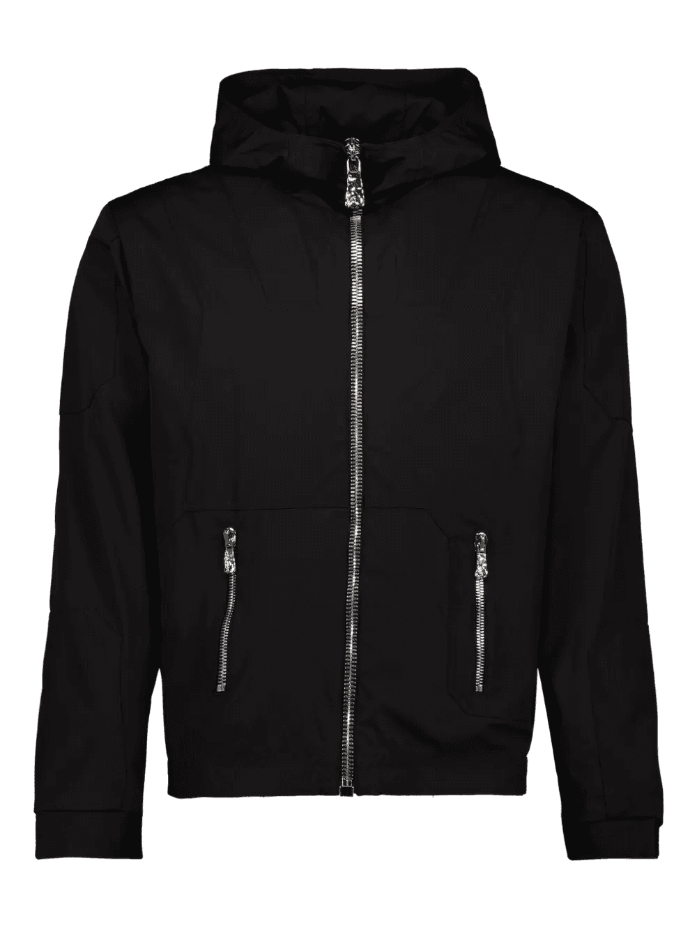 hooded zip-front jacket - Image 1
