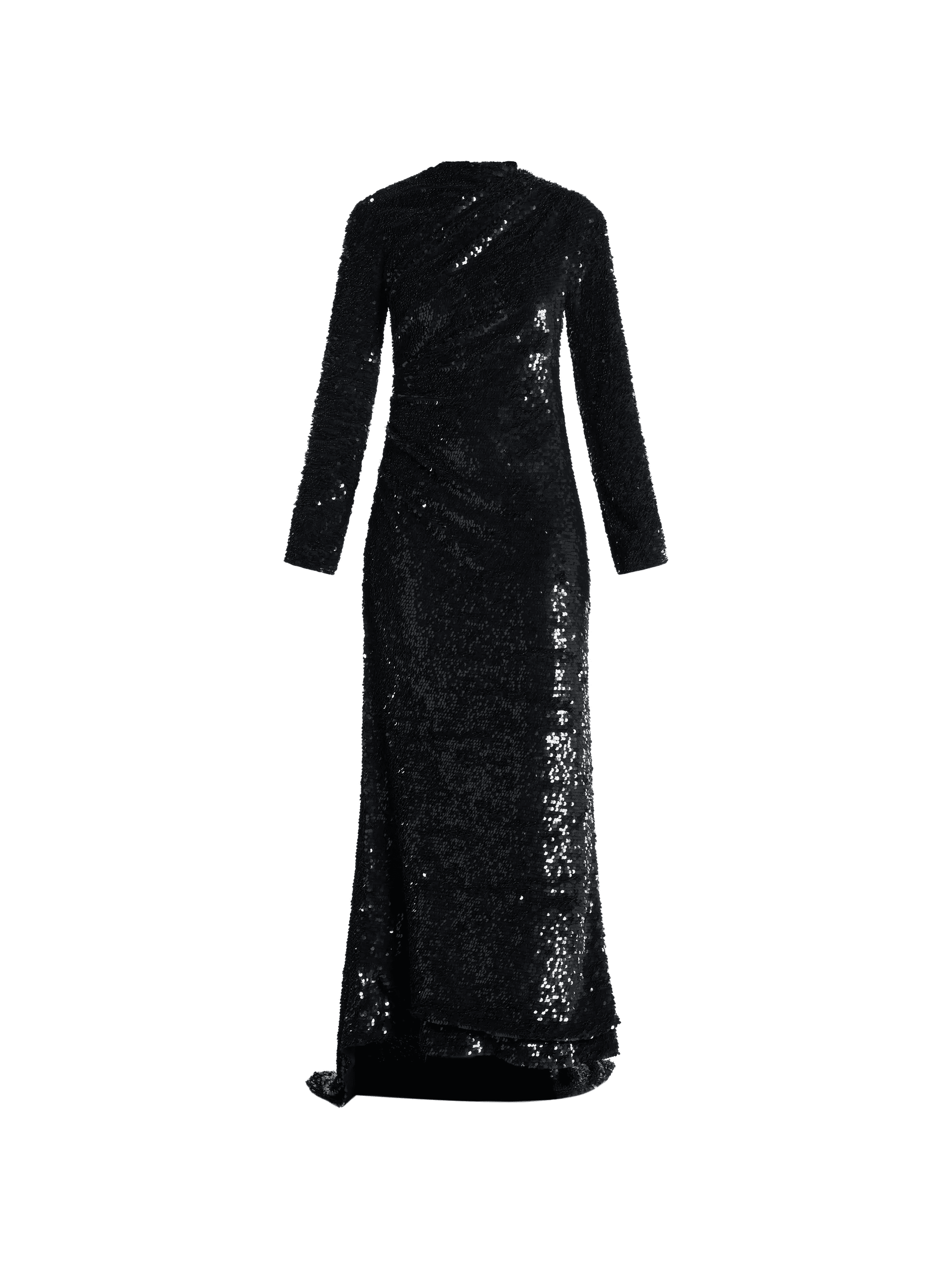 Adeline sequin open-back maxi dress - Image 1