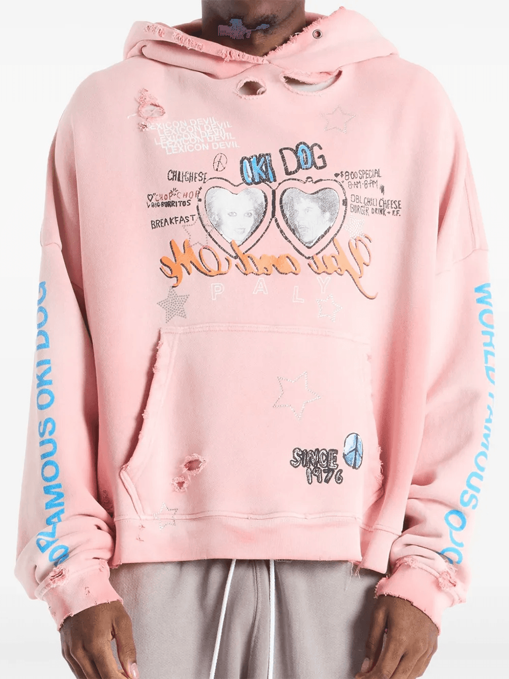 Oki Dog graphic-print hoodie - Image 1