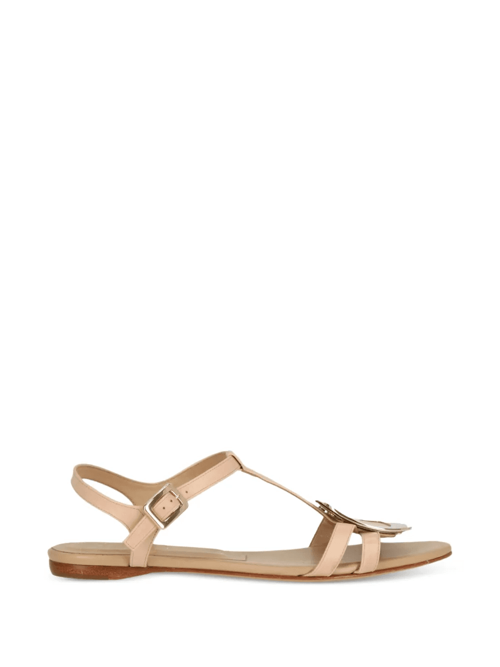 buckle leather sandals - Image 1