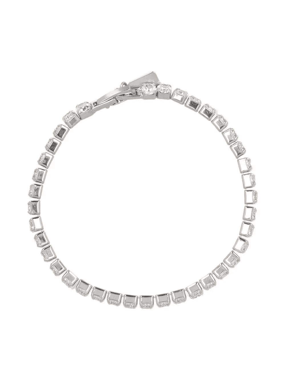 pre-owned rhinestone-embellished tennis bracelet - Image 1
