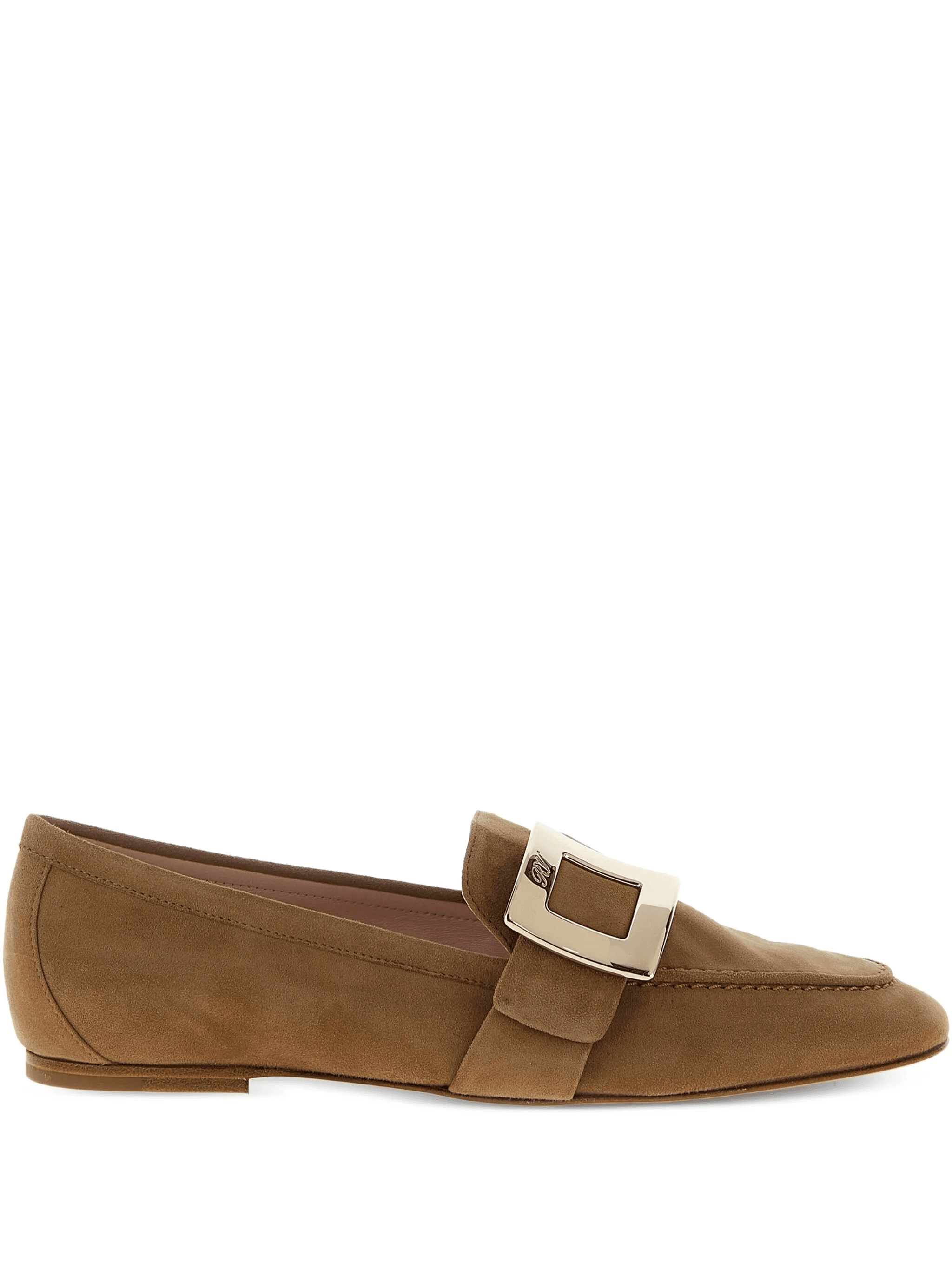 buckle-strap suede loafers - Image 1