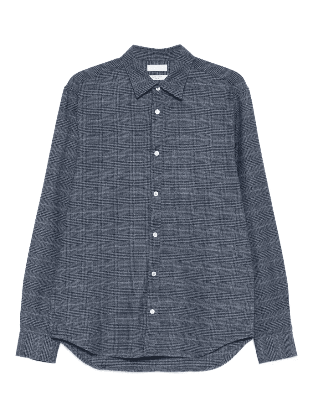 buttoned check shirt - Image 1