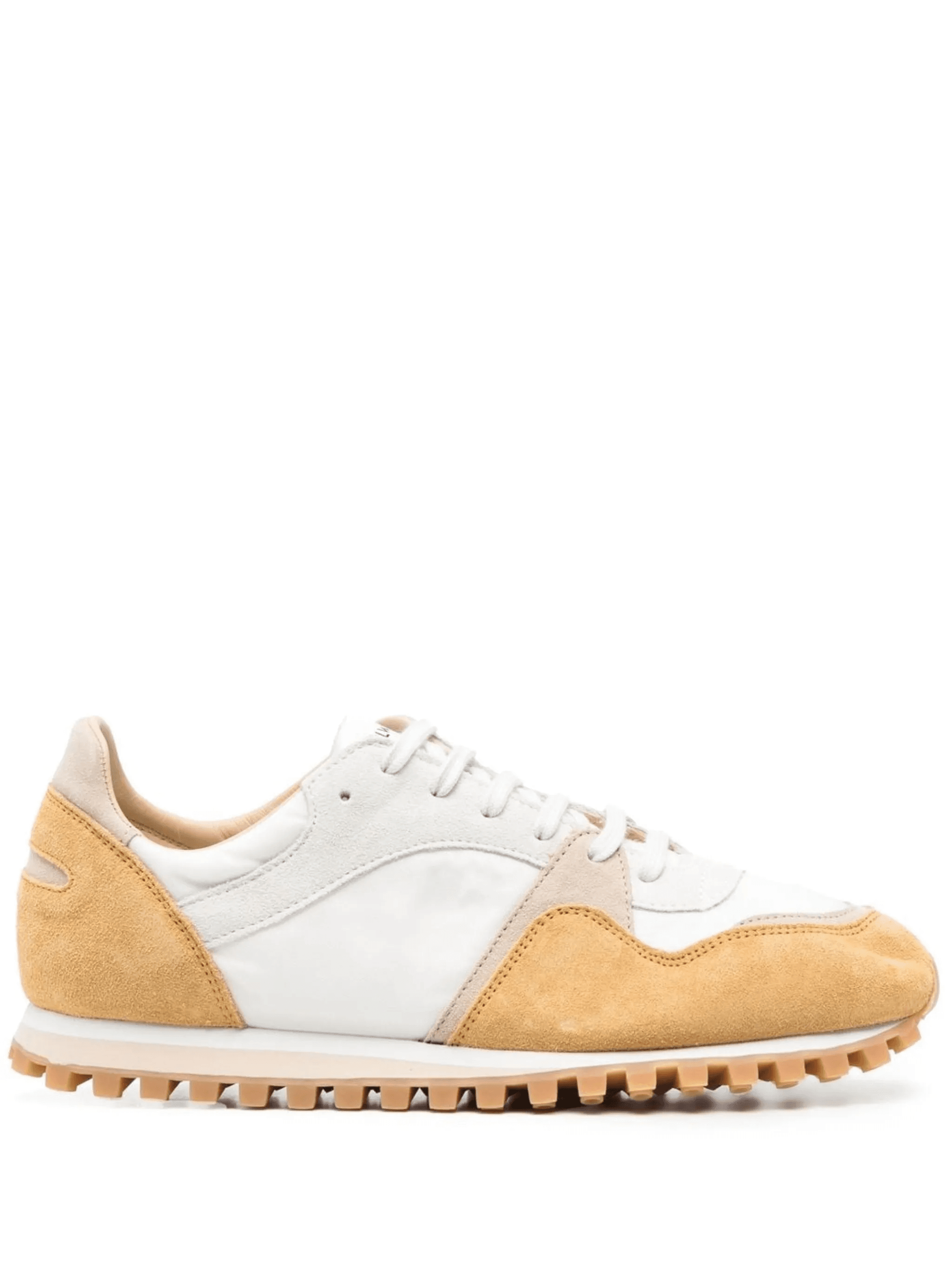 panelled low-top sneakers - Image 1
