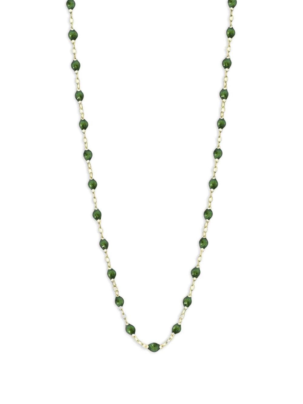 18K yellow gold Classic Gigi beaded necklace - Image 1