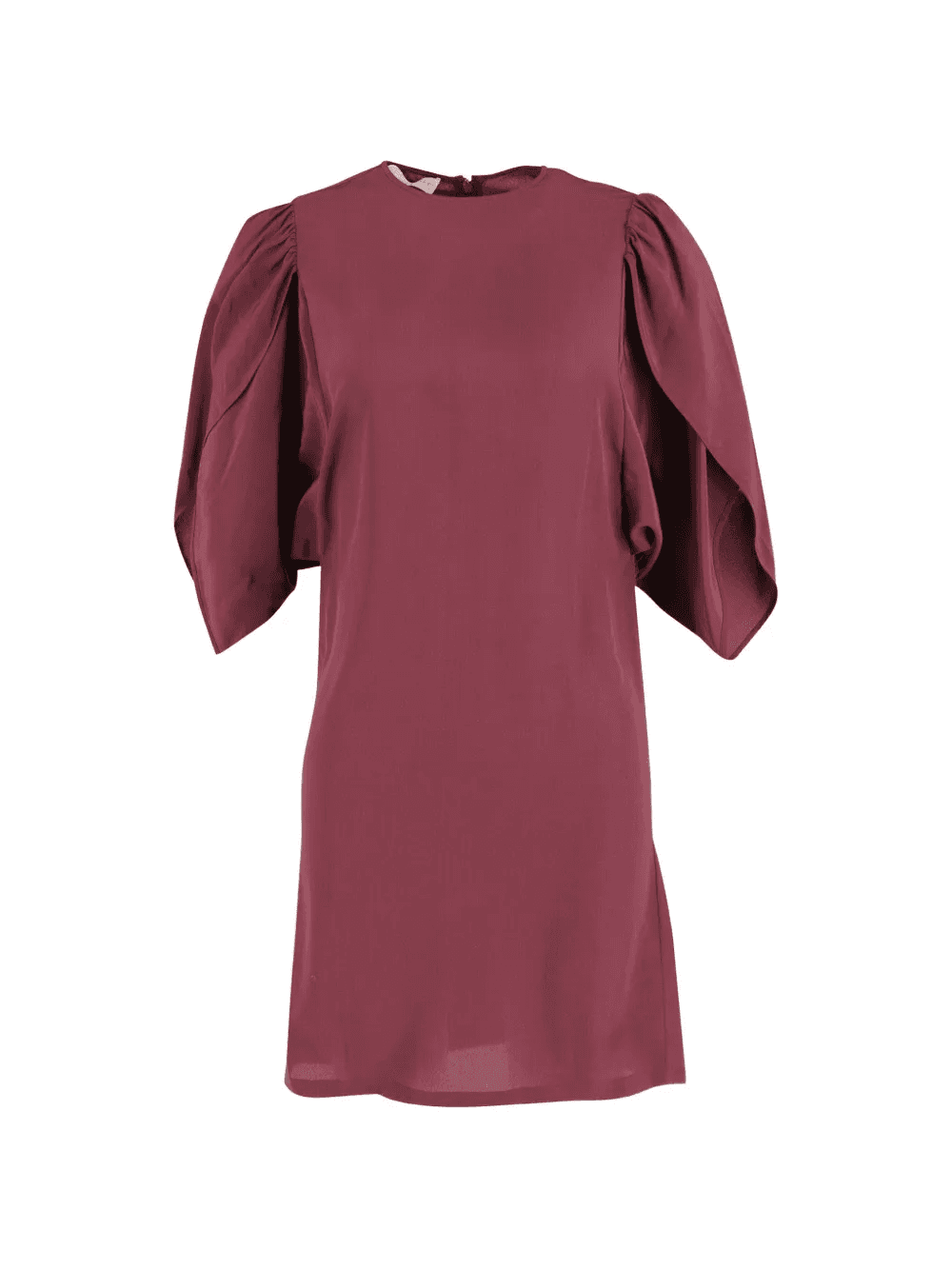 puff-sleeve shift dress - Image 1