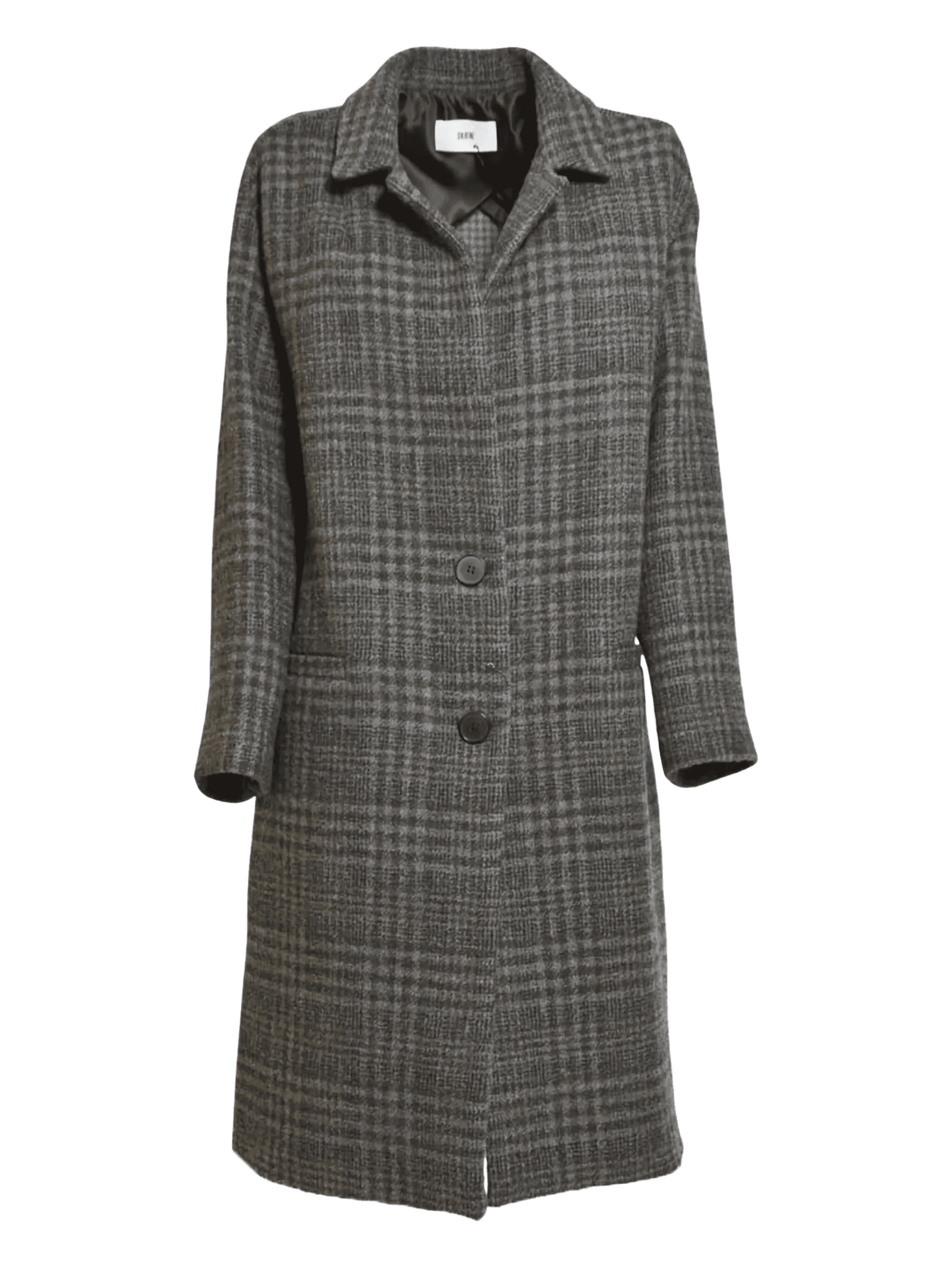 check-pattern coat - Image 1