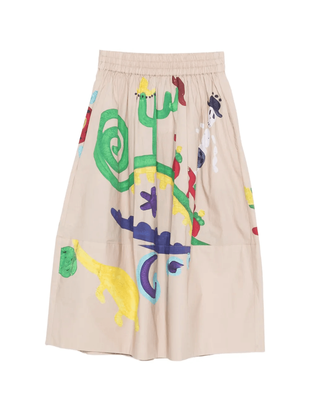 Juju Mezcal graphic-print midi skirt - Image 1